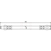Apec Brake Hydraulic Hose Line Rear HOS3139