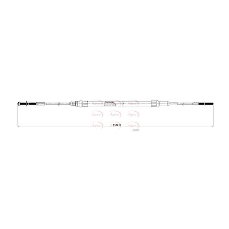 Apec Handbrake Cable Front CAB1692