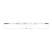 Apec Handbrake Cable Front CAB1692