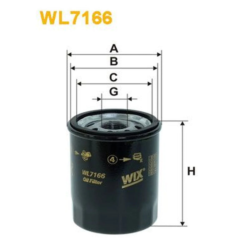 WIX Engine Oil Filter WL7166