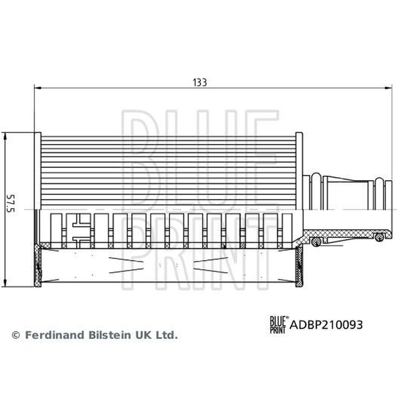 Blue Print Engine Oil Filter ADBP210093
