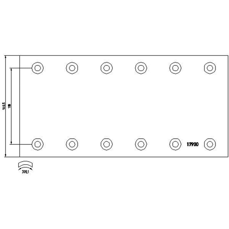 DON Don Cv Brake Lining Set MP39401S7100