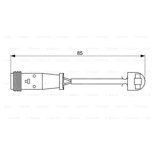 Bosch Wear Sensor F.Brake Pad Ap310 Fits Mercedes-Benz Sprinter 413D Bluetec|Blu Bosch  - Town Parts