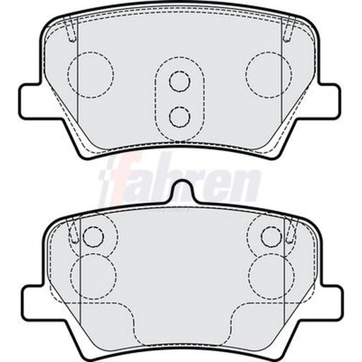 Fahren Rear Brake Pad Set FBP4254