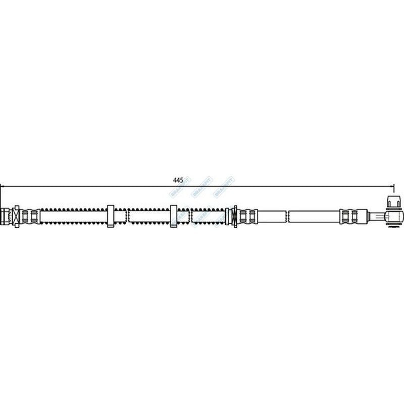 Apec Brake Hydraulic Hose Line Front BHO4196