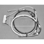 Borg & Beck Handbrake Cable Left Rear BKB1393