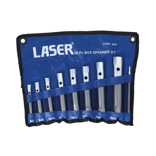 Laser Tools Box Spanner Set 8pc - PL