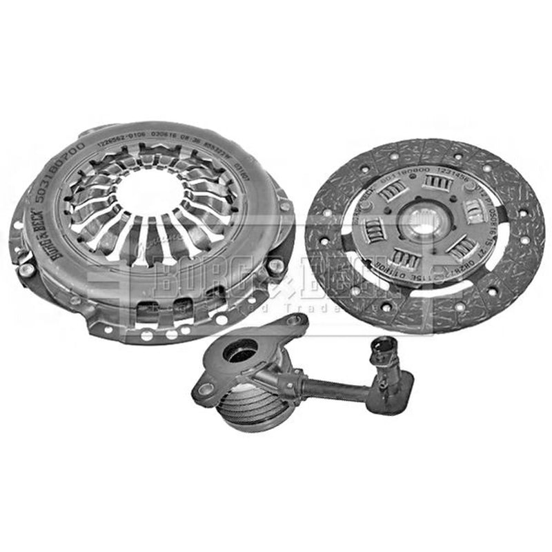 Borg & Beck Clutch Kit Set 3pc HKT1198