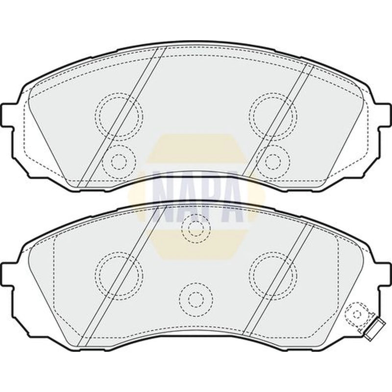 NAPA Front Brake Pad Set NBP1505