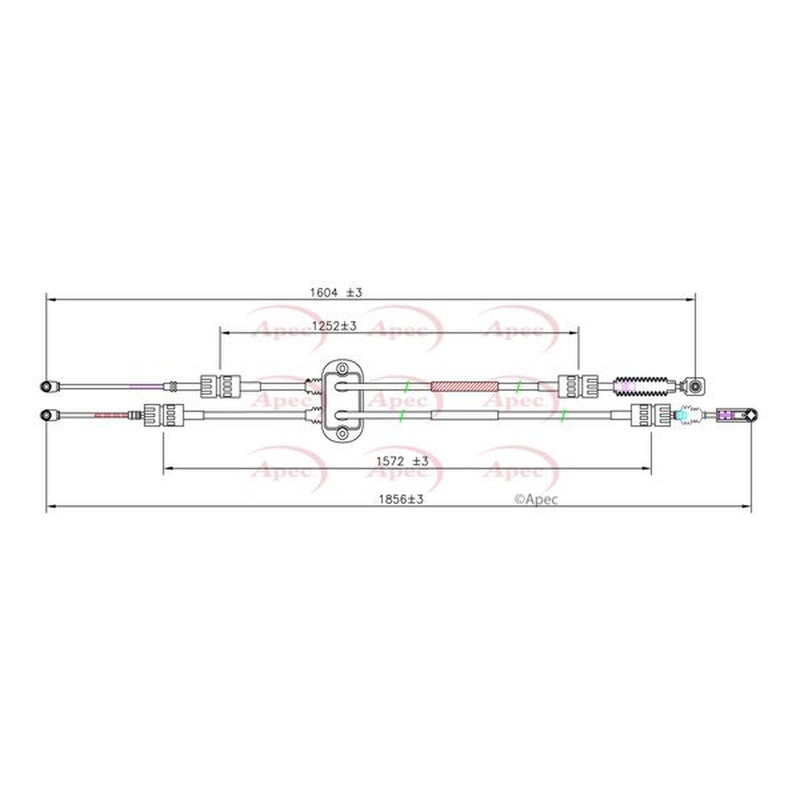 Apec Manual Transmission Cable Pull CAB7032