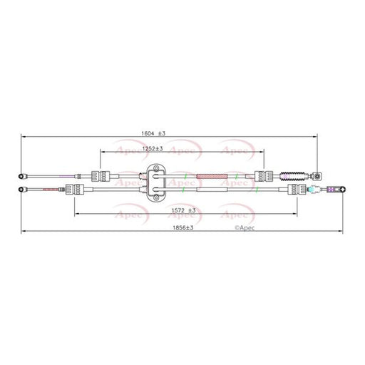 Apec Manual Transmission Cable Pull CAB7032