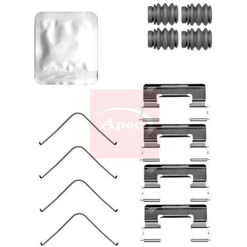 Apec Brake Pad Accessory Fitting Kit Front KIT1556