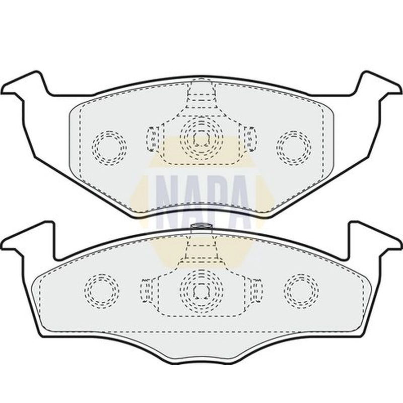 NAPA Front Brake Pad Set NBP1050