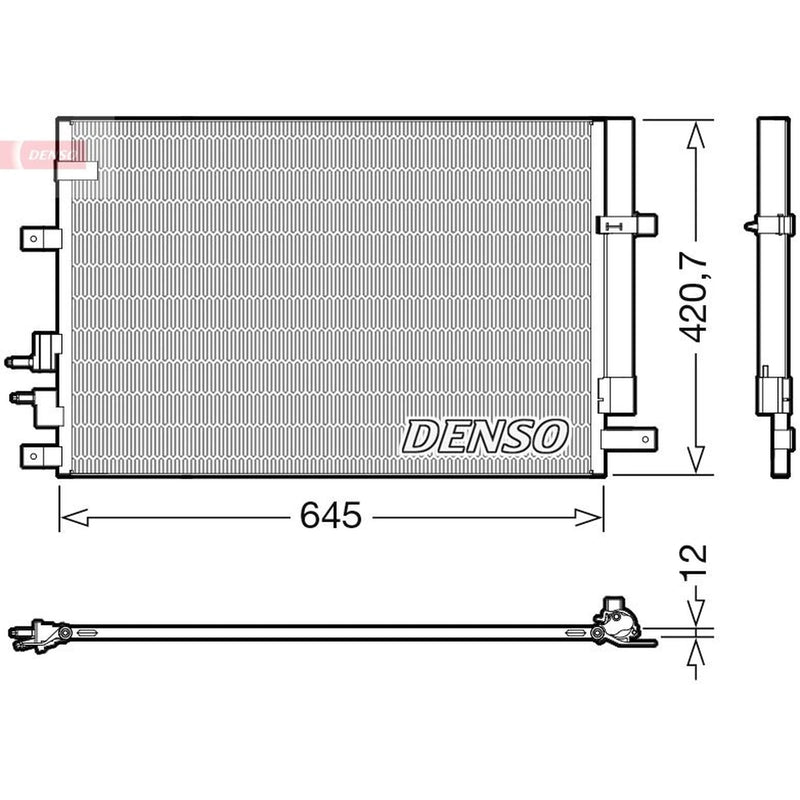 Denso Air Conditioning Condenser DCN01024