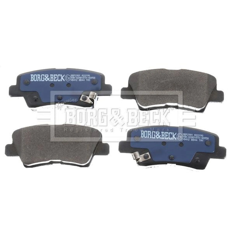 Borg & Beck 4 x Rear Brake Pad Set BBP2901