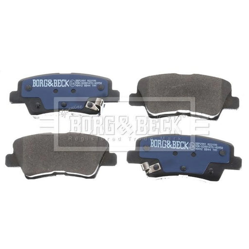 Borg & Beck 4 x Rear Brake Pad Set BBP2901