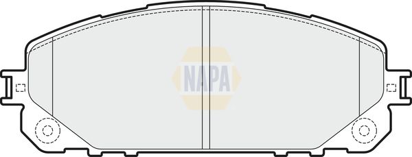 NAPA Front & Rear Pads fits JEEP