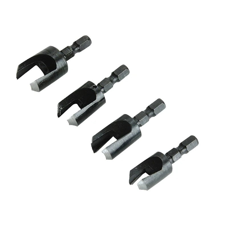 Faithfull Plug Cutter Set of 4 No.6-12 - FAIPLUGS4