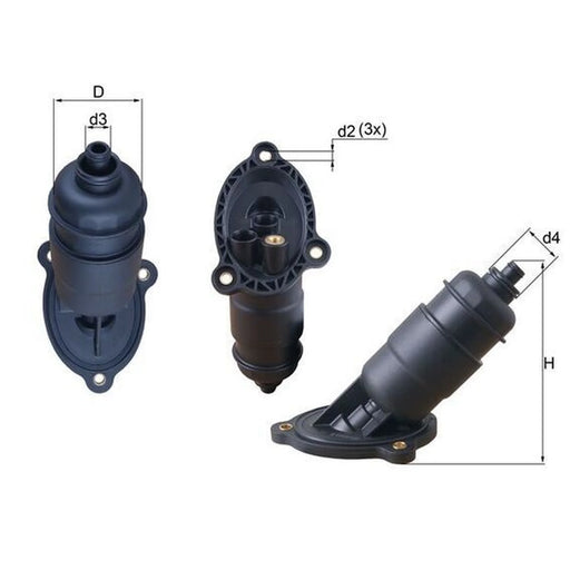Mahle Automatic Transmission Hydraulic Filter HX 155