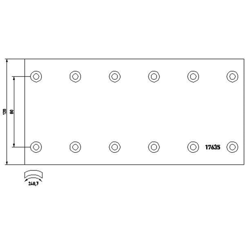 DON Don Cv Brake Lining Set SY202261S7141