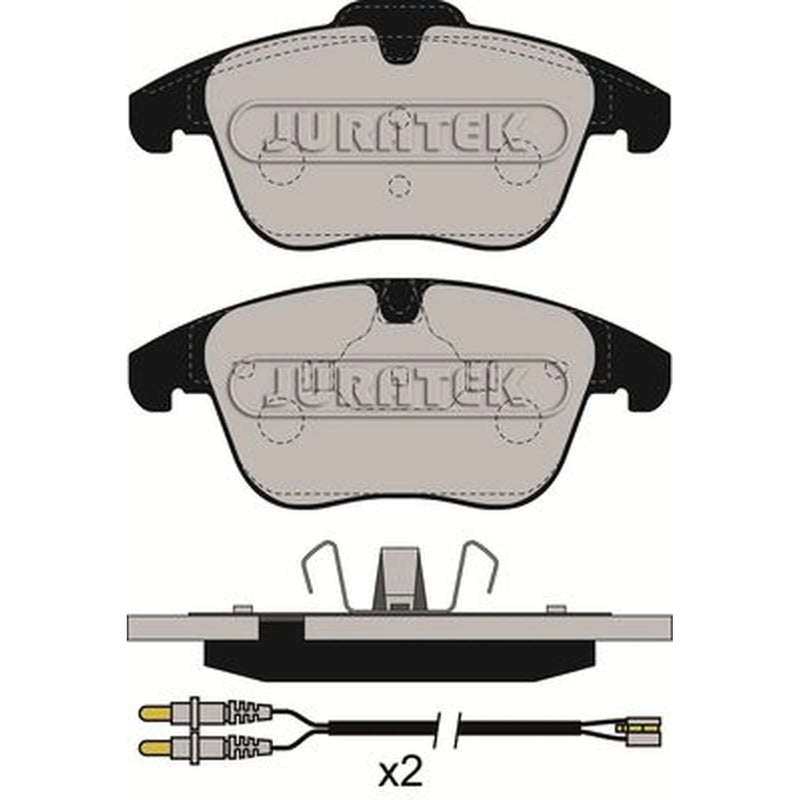 Juratek Front Brake Pad Set JCP093