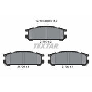 Textar Rear Brake Pad Set 2170301