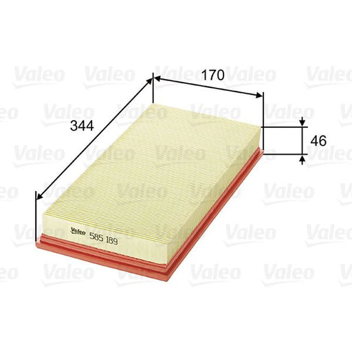 Valeo Engine Air Filter 585189