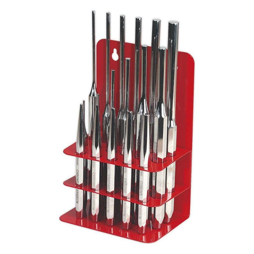 Sealey Punch Set 17pc AK9130 Sealey  - Town Parts