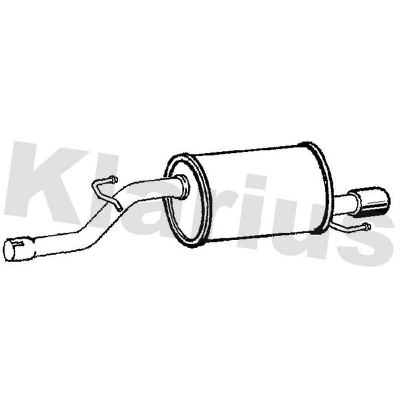 Klarius Box With Tail Pipe Rear GM803W