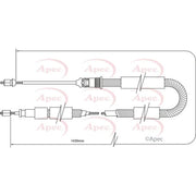 Apec Handbrake Cable Right Rear CAB1329
