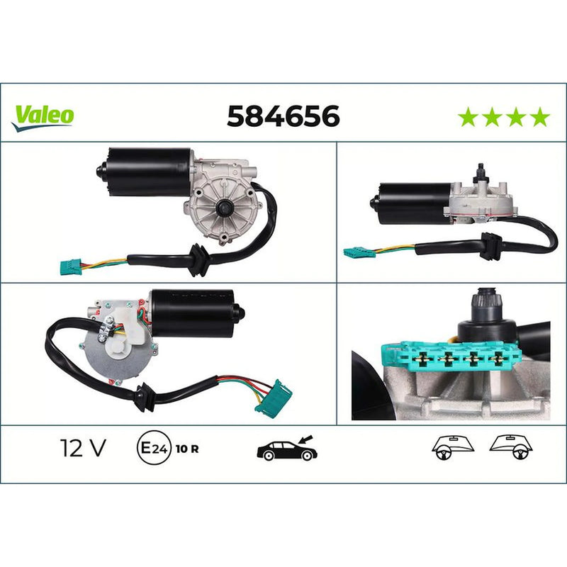 Valeo Front/Rear Wiper Motor Front 584656
