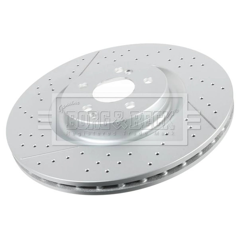 Borg & Beck 2 x Perforated/Vented Rear Brake Discs BBD6359S