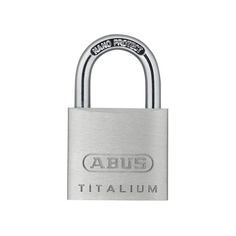 ABUS Mechanical 64TI/30mm TITALIUM™ Padlock Keyed Alike KA6312 - 10056189-01