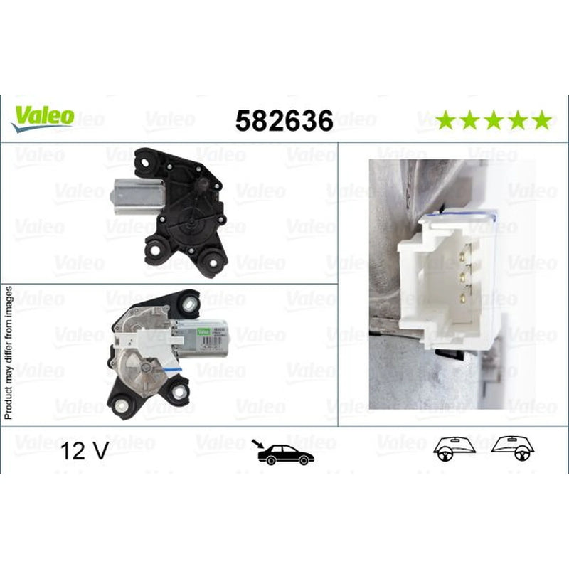 Valeo Front/Rear Wiper Motor Rear 582636
