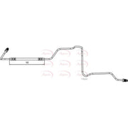 Apec Brake Hydraulic Hose Line Rear Left HOS4118