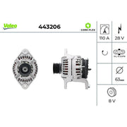 Valeo Car Alternator 12V 443206