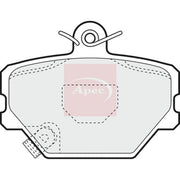 Apec Front Brake Pad Set PAD1095