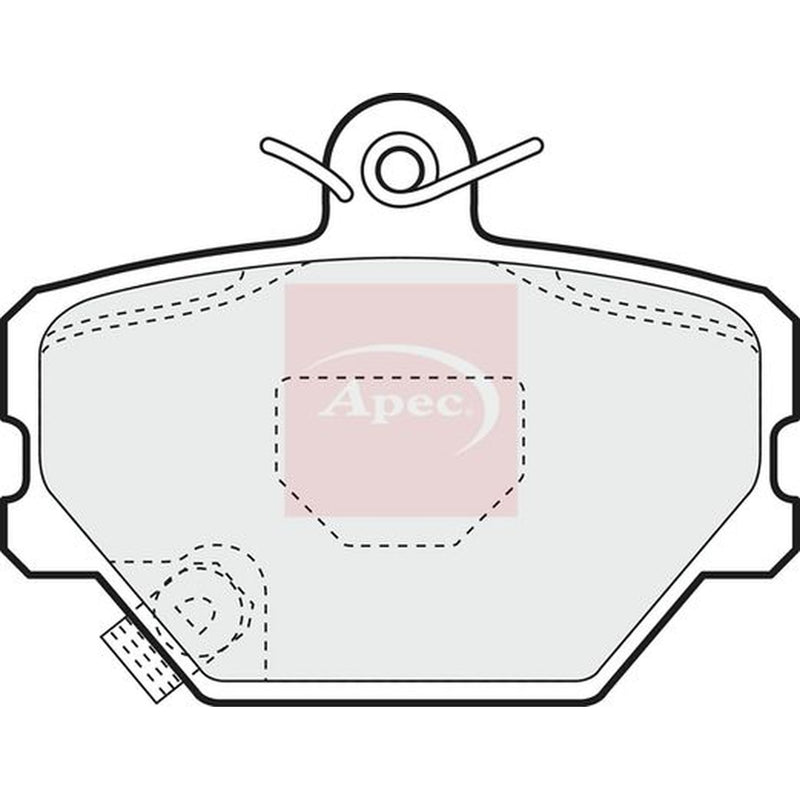 Apec Front Brake Pad Set PAD1095