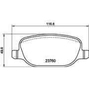 DON Rear Brake Pad Set PCP1428