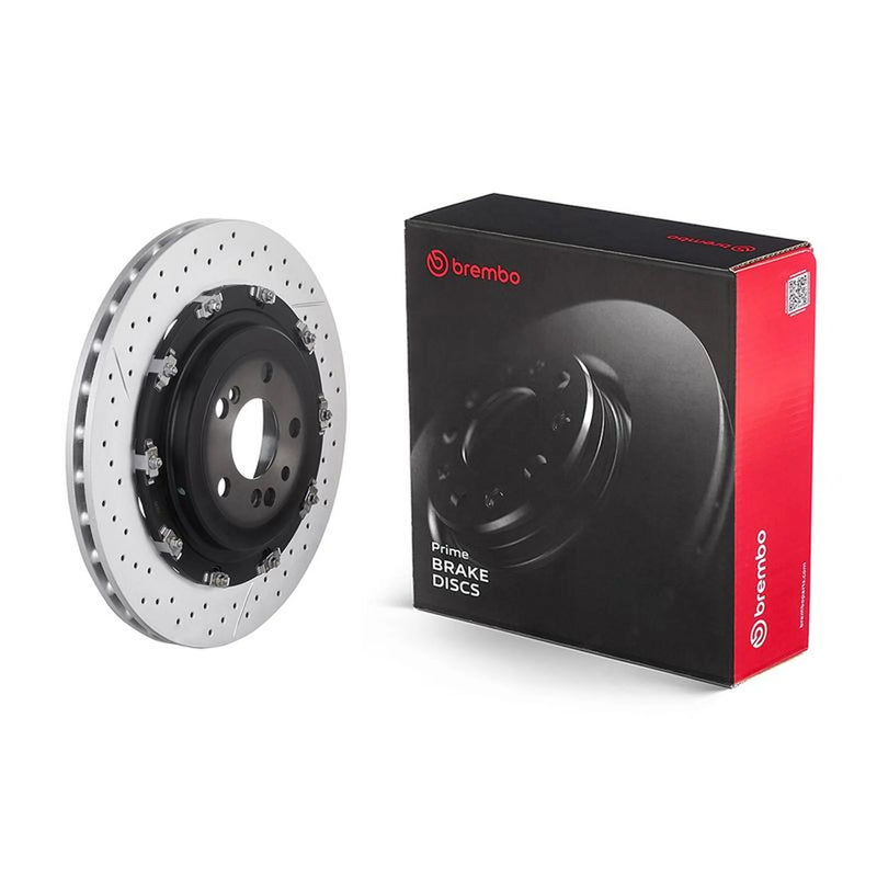 Brembo 2 x Aluminium Rear Brake Disc Hub Brake Discs 09.9315.23