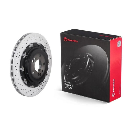 Brembo 2 x Aluminium Rear Brake Disc Hub Brake Discs 09.9315.23