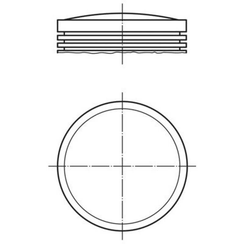 Mahle Piston Cylinder Bore = 72mm 081 59 01