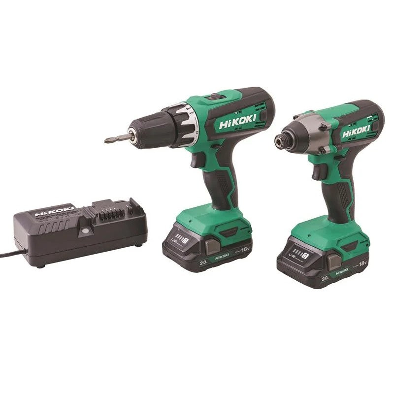 HiKOKI KC18DFXJAZ Twin Pack 18V 2 x 2.0Ah Li-ion - KC18DFXJAZ