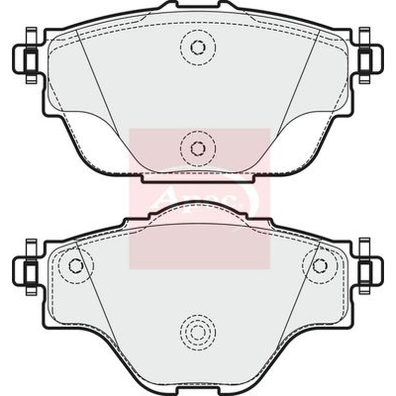 Apec Rear Brake Pad Set PAD1976