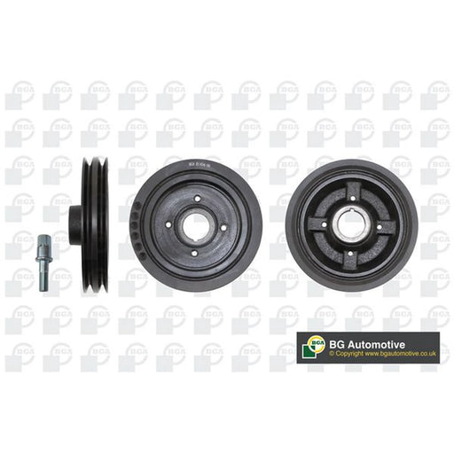 BGA Belt Pulley Set, Crankshaft 173mm DP1086K