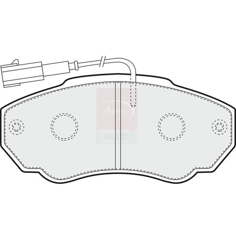 Apec Front Brake Pad Set PD3119