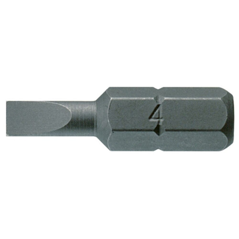 Teng Tools Bits 1/4" Flat 25mm S2 Steel (3 Pack)