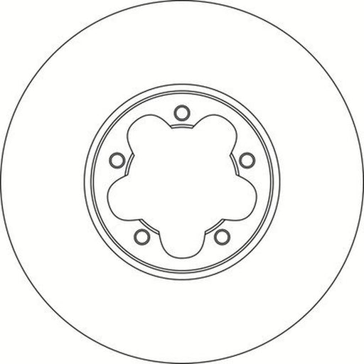 Abtex 2 x Vented Front Brake Discs BD2213V