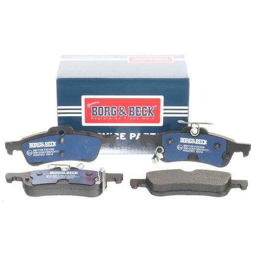 Borg & Beck 4 x Rear Brake Pad Set BBP2109