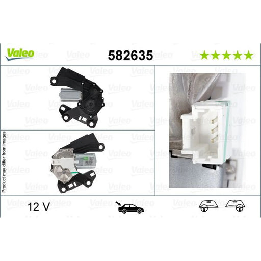 Valeo Front/Rear Wiper Motor Rear 582635